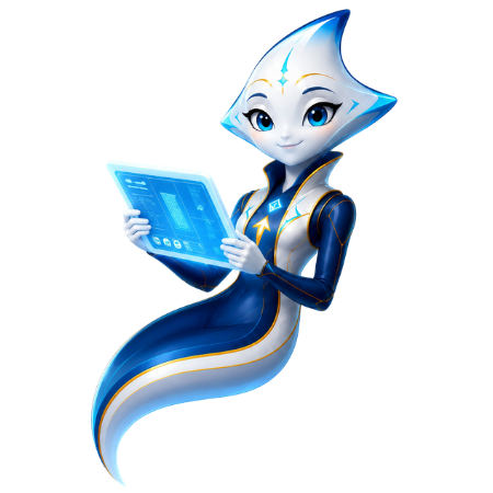 NIA con tablet digital inteligente